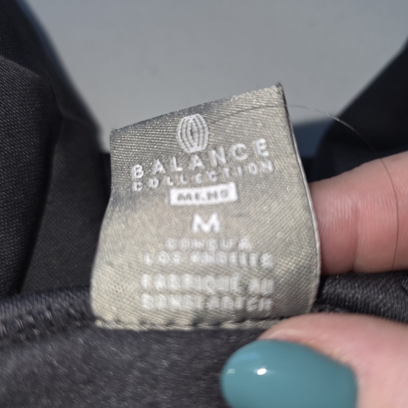 Balanced Collection Purple Half Zip Pullover Medium Kangaroo Pocket soft inside - Picture 5 of 6